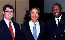 Photo of Attendee, Dr. Howard Koh, and Dr. Garth Graham