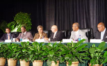 Photo of Mr. Michael Rashid, Hon. Jewell Williams, Ms. LaVarne Burton, Hon. Joe Armstrong, Hon. Calvin Smyre, Hon. Rodney Ellis