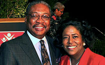 Photo of Dr. David Rivers and Ms. Ingrid Saunders Jones